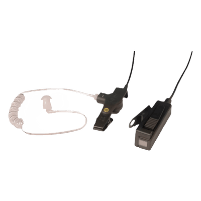 Kit Micrófono-Audífono / 2 Cables / Tubo Acústico Transparente / Cables Kevlar / Compatible ICOM F3003/4003/3013/4013/3021/4021 V1-10756 OTTO