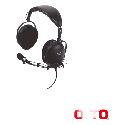 Diadema de Uso Rudo Puesta Sobre la Cabeza para ICOM ICF50/60/ 50V/60V/3161/4161 V4-10515 OTTO