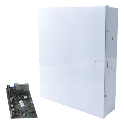 Panel de intrusión / 8 zonas cableadas expandible a 48 / 3 particiones / Compatible serie inalámbrica 5800 / Con gabinete VISTA-48LA HONEYWELL HOME RESIDEO