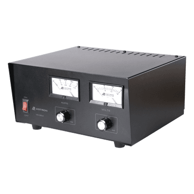 Fuente de poder 13.8Vcc, 35A, lineal, voltaje y corriente variable con medidores VS-35M ASTRON