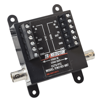 Protector CCTV PTZ / SASD / 12-24V + Coaxial BNC + RS-232/422/485 / 150A / Bidireccional / -40 a 65°C