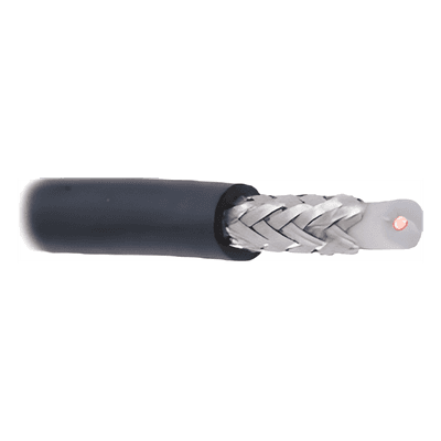 Cable Coaxial RG58 / 50 Ohms / 4.1 dB / Retazo 5 m (16.4 ft) / Conductor Cobre / Blindaje Malla Trenzada / PVC Retardante a la Flama RG58USYS*5MTS VIAKON