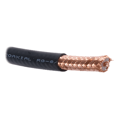Cable Coaxial RG8 / 50 Ohms / 4.1 dB / 100% Cobre / Retazo 10 m (32.8 ft) / Retardante a la Flama RG8USYS*10MTS VIAKON