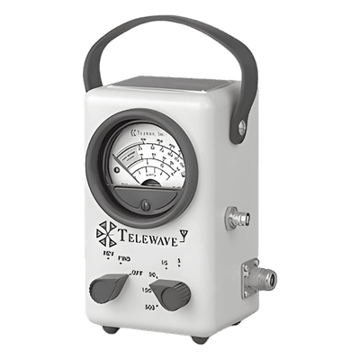Wattmetro de Radiofrecuencia / 20-1000 MHz / 1-500 W / Puerto de Muestreo -40 dB / 1.36 kg / 3.0 ft 44AP TELEWAVE, INC