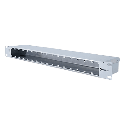Chassis de Aterrizaje / 16 Módulos Ethernet/Gigabit / Rack 19" / -40 a 85°C / 1.58x0.28x0.15 ft T-CPX-H TRANSTECTOR