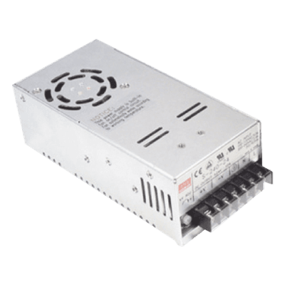 Fuente de poder, industrial de CD, 15 Volts, 1,7 Amp, 25 Watts con gabinete. S-25-15 MEANWELL