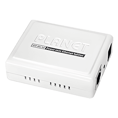 Inyector PoE 802.3af de 1 Puerto 10/100 Mbps (Mid-Span), Hasta 15.4 W POE-151 PLANET