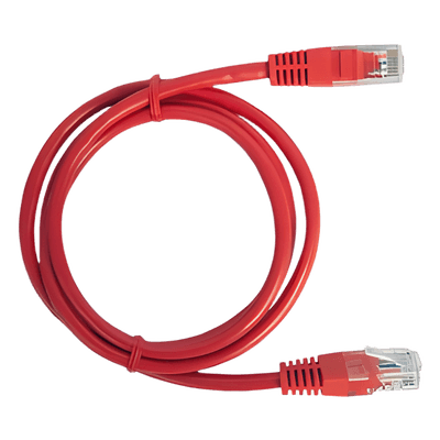 Cable de Parcheo UTP Cat6 / 7.0 m (23 pies) / 1 Gbps / 100 Ohm / RJ45 / Rojo