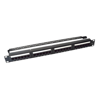 Panel de Parcheo de Impacto / 24 Puertos Cat6 / 1U Rack 19" (48.26 cm) / T568A/B / 110 IDC LP-PP-607 LINKEDPRO BY EPCOM