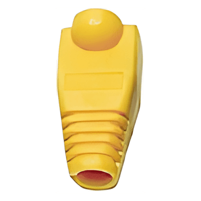 Bota de Protección para Conector RJ45 / 6.0 mm / 27.5 mm Largo / Amarillo LP-PG8-025-YE LINKEDPRO BY EPCOM