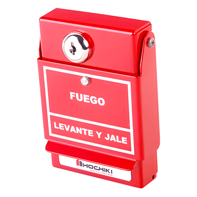 Estación Manual Direccionable / Doble Acción / Con Llave / 17-41 VDC / 0°C a 49°C / 3.4'W x 4.8'H x 2.0'D DCP-AMS-KL-LP/S HOCHIKI