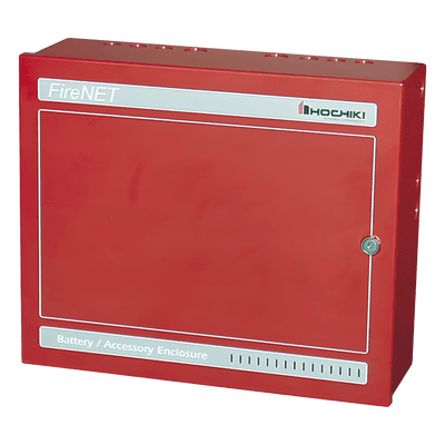 Gabinete para Baterías / 2 x 33Ah / 6 Tarjetas I/O / 17.80' x 14.85' x 5.77' / Rojo FN-ACC-R HOCHIKI