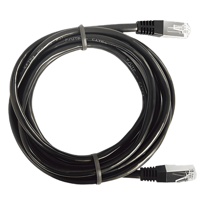Cable de Parcheo / FTP Cat6 / 1.0m (3.28 ft) / 26 AWG / Blindado / Negro