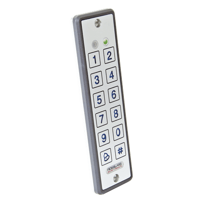 Lector de proximidad con teclado / IP65 / 125 kHz EM-HID / Wiegand 26 / 9 mm grosor / -30°C a 65°C / 5-16 VDC