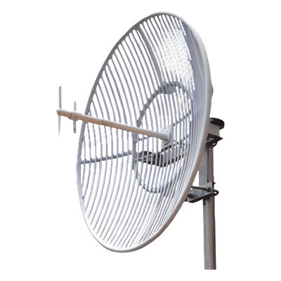 Antena Parabólica de Rejilla / 824-960 MHz / Banda 5 / 23 dBi / Apertura 12° / Resistencia Viento 216 km/h (134.2 mph) CRO-GP0809-23 EPCOM