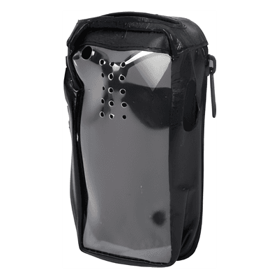 Funda de Piel Reforzada / Visor Frontal Transparente / 56x114x30.1 mm / 2.2x4.5x1.2 in / NX-220K NX-320K