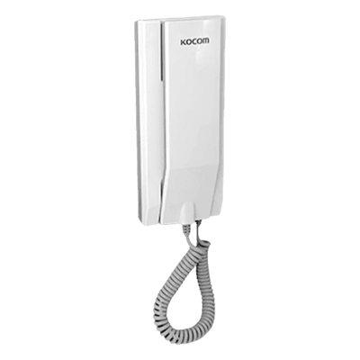 Extensión de Interfono / Subunidad para Interiores / Conexión 2 Hilos sin Polaridad / Montaje Superficie / LED Indicador de Líneas KIP-300 KOCOM