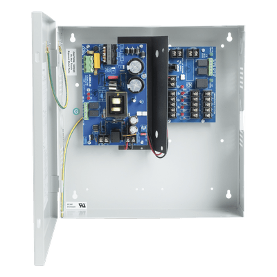 Fuente de Poder con Respaldo / 12-24 Vcc / 6 A / 72 W / 5 Salidas PTC / 115 Vca / 0°C a 49°C AL-600-ULM ALTRONIX