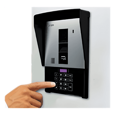 Protector Climático para Porteros Eléctricos / ABS Ultrarresistente / Protección Solar y Lluvia / Instalación Rápida / Exteriores KVL-SV40 KOCOM