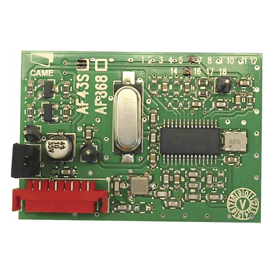 Receptor Inalámbrico / 433.92 MHz / 12-24 VDC / IP20 / -20°C a +55°C 001-AF-43S CAME