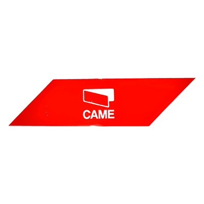 Paquete con 24 bandas rojas reflejantes adhesivas para mastil 001G0401 001-G0461 CAME