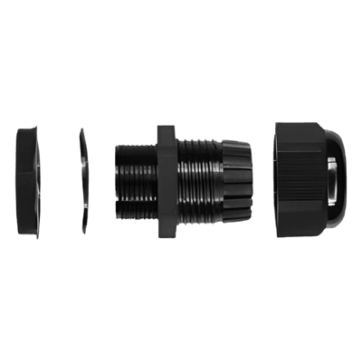 Conector Glándula / PG-9.9 mm / IP68 / Resistente a UV / Uso Exterior 563-NG-9512 SYSCOM