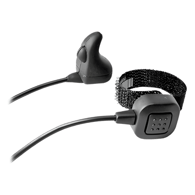 Micrófono-Audífono / Cancelación de Ruido / Cable Kevlar 20 kg / PTT Anillo / Compatible HYT y Motorola TX-500-M01 TXPRO