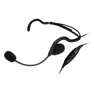 Diadema de Comunicación / Boom Flexible / Cable PU Reforzado con Kevlar / PTT en Línea / Conector H02