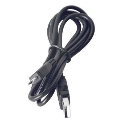 Cable programador y cargador / USB 2.0 a Micro USB / 1 m (3.3 ft) / 1.5 A / Conectores dorados / PVC negro PLUSB EPCOM POWERLINE