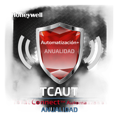Servicio anual de automatización / Automatización Z-Wave / Módulos VAM, TUXEDOW, LynxTouch / Escenas programables / Requiere servicio de intrusión activo TCAUT HONEYWELL HOME RESIDEO