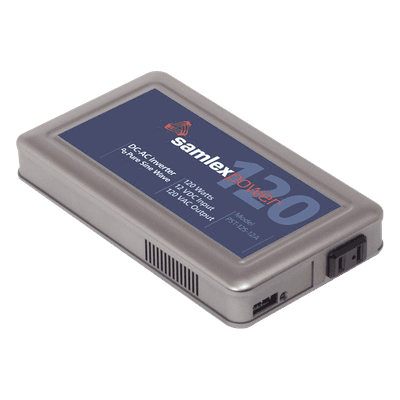 Inversor de corriente 120W, Ent: 12 Vcc, Sal: 120 Vca, de Uso 24/7 para Domos PTZ PST-120-12 SAMLEX