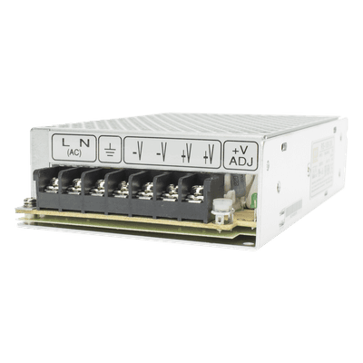 Fuente de Poder Conmutada / 100W / 24Vcc / 4.5A / Entrada 100-240VCA / 3.18 x 1.49 x 6.26 pulgadas RS-100-24 MEANWELL