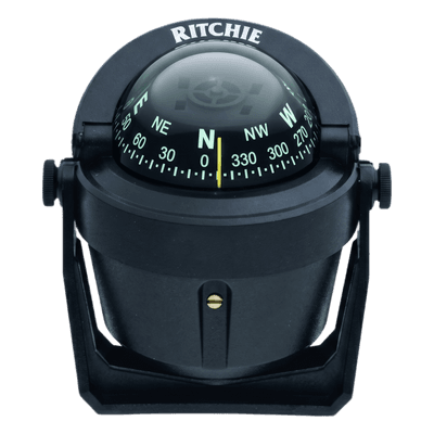 Brújula Marítima / Montaje Bracket / Dial 70 mm / Iluminación Nocturna / Compensadores / Rubí Zafiro B-51 RITCHIE