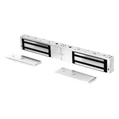 Chapa magnética de 1200 Lbs /Para Puertas Dobles/ Interior/ LED / Sensor Bloqueo MAG1200D ACCESSPRO