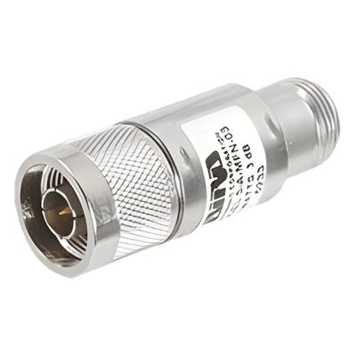 Atenuador en Línea / 3 dB / 5 W / DC-4 GHz / N Macho-Hembra / IP67 / 2.5' (64 mm) Largo 5AMFN-03 BIRD TECHNOLOGIES