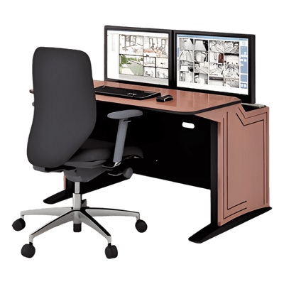 Estación de Monitoreo Ergonómica / 48" (1.2 m) / Diseño Modular / Poste Triple Altura / Gestión de Cables SYS-B4302 Winsted
