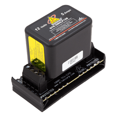 Protector Modular / 2 Pares / 12 V / Hot-Swap / SAD / 20 kA / 2 Mbps / Voz Datos Señalización DTK-2MHLP12BWB DITEK