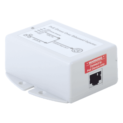 Inyector POE para Aplicación Solar, Entrada 9-36 Vcc, Salida Pasivo en 24 Vcc 10/100/1000 Mbps, Hasta 19 Watts TP-1224G TYCON POWER PRODUCTS