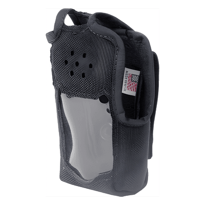 Funda Protectora de Nylon / Lazo Ajustable para Cinto / Capuchón con Broches / Visor Frontal Transparente / Compatible con Radios Icom IC-F50/F60 Series 3199-B BEE ELECTRONICS INC