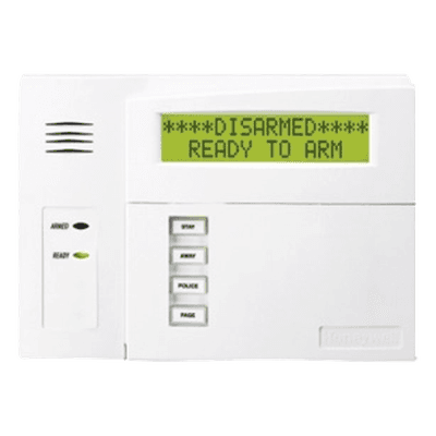 Teclado Alfanumérico / LCD Retroiluminado 2 Líneas 32 Caracteres / Receptor Inalámbrico Integrado Serie 5800 / 4 Teclas de Función Programables / LEDs de Estado 6160-RF HONEYWELL HOME RESIDEO