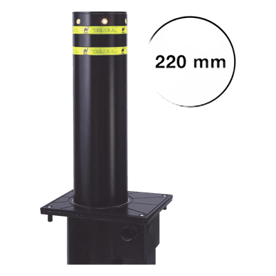 Bolardo neumático / Alta velocidad / Acero al carbono / Ø220 mm / Elevación 750 mm / 2.46 pies XB-220-C ACCESSPRO