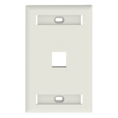 Placa de Pared Vertical / 1 Puerto Keystone / 69.8 x 114.3 mm / Blanco Mate NK1FIWY PANDUIT