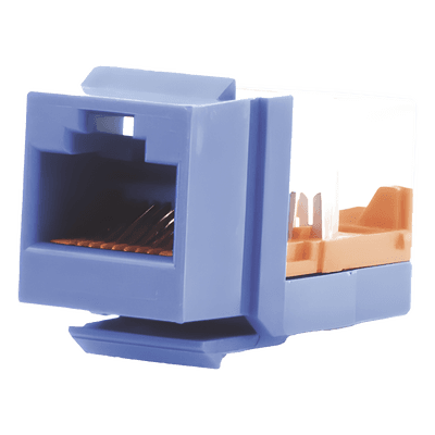 Jack Keystone / Cat 5e / RJ45 / 8P8C / Leadframe / T568A-B / Azul / 1 Puerto NK5E88MBUY PANDUIT