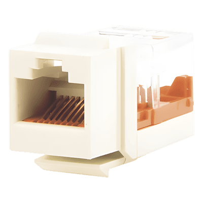 Jack Keystone / Cat 5e / 8P8C / Leadframe / T568A-B / Sin Blindaje / Blanco Mate NK5E88MIWY PANDUIT