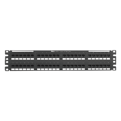 Panel de Parcheo Punchdown / Categoría 5e Clase D / 48 Puertos / 2UR / Diseño Plano NK5EPPG48Y PANDUIT