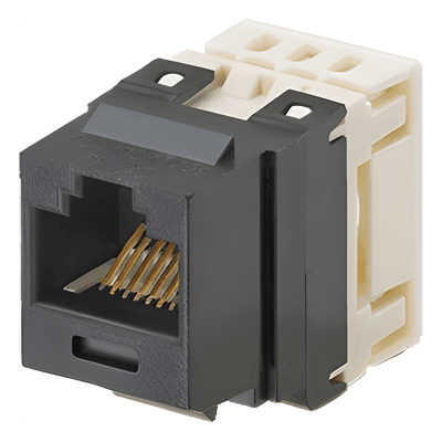 Jack Keystone / Cat 6 / 8P8C / Terminación 110 / 250 MHz / UTP / Negro NK688MBL PANDUIT