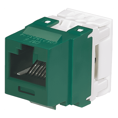 Conector Jack / Cat 6 / Keystone / 110 Impacto / 8P8C / Verde NK688MGR PANDUIT