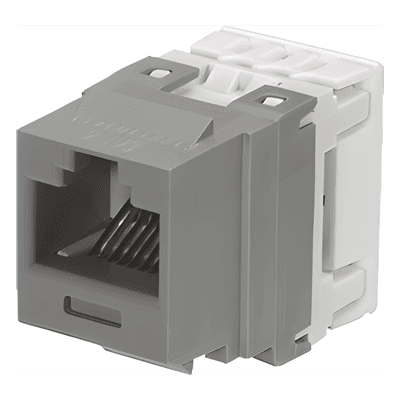Jack Keystone / Cat 6 / Clase E / 250 MHz / Impacto 110 / RJ45 / Gris NK688MIG PANDUIT