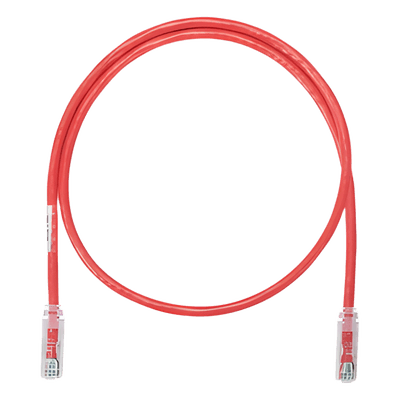 Cable de Parcheo UTP / Cat 6 / 1.5 m (4.92 ft) / 24 AWG / T568B / CM / Rojo NK6PC5RDY PANDUIT