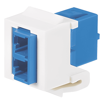 Módulo Acoplador / LC Duplex / Fibra Monomodo OS1/OS2 / Tipo Keystone / Cerámica Zirconia / Color Blanco NKDLCMZWH PANDUIT